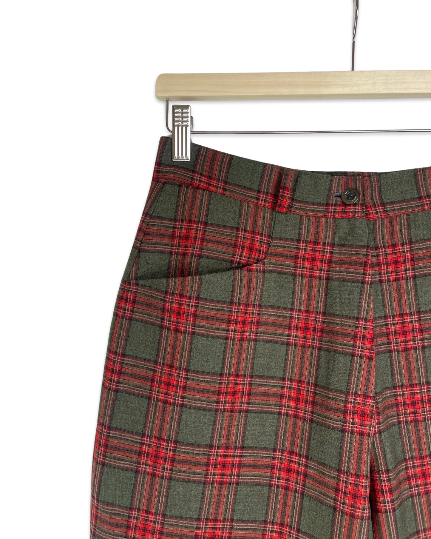 Vintage Geruite pantalon - S - Petit Paris Vintage