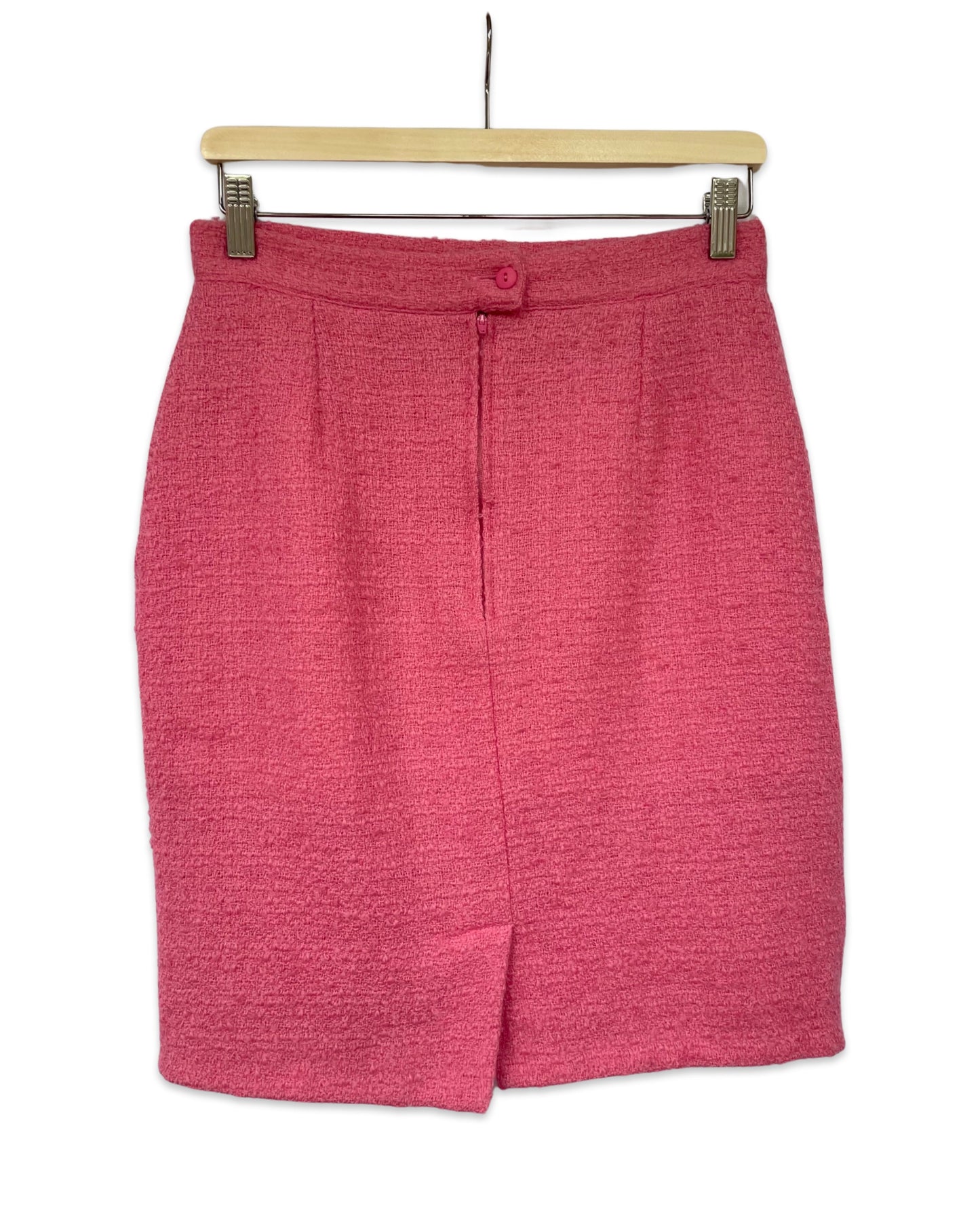 Vintage Roze bouclé rok - S - Petit Paris Vintage