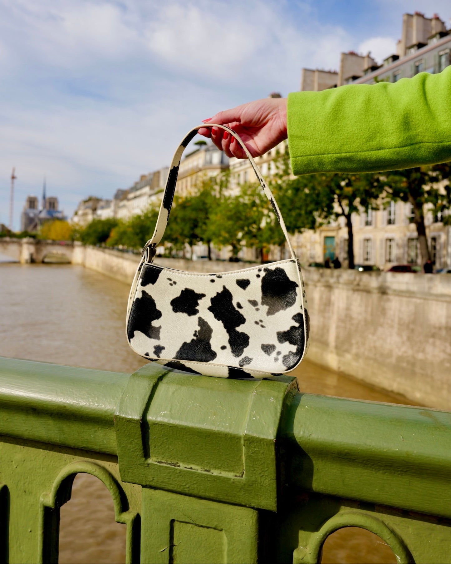 Tas met koeienprint
