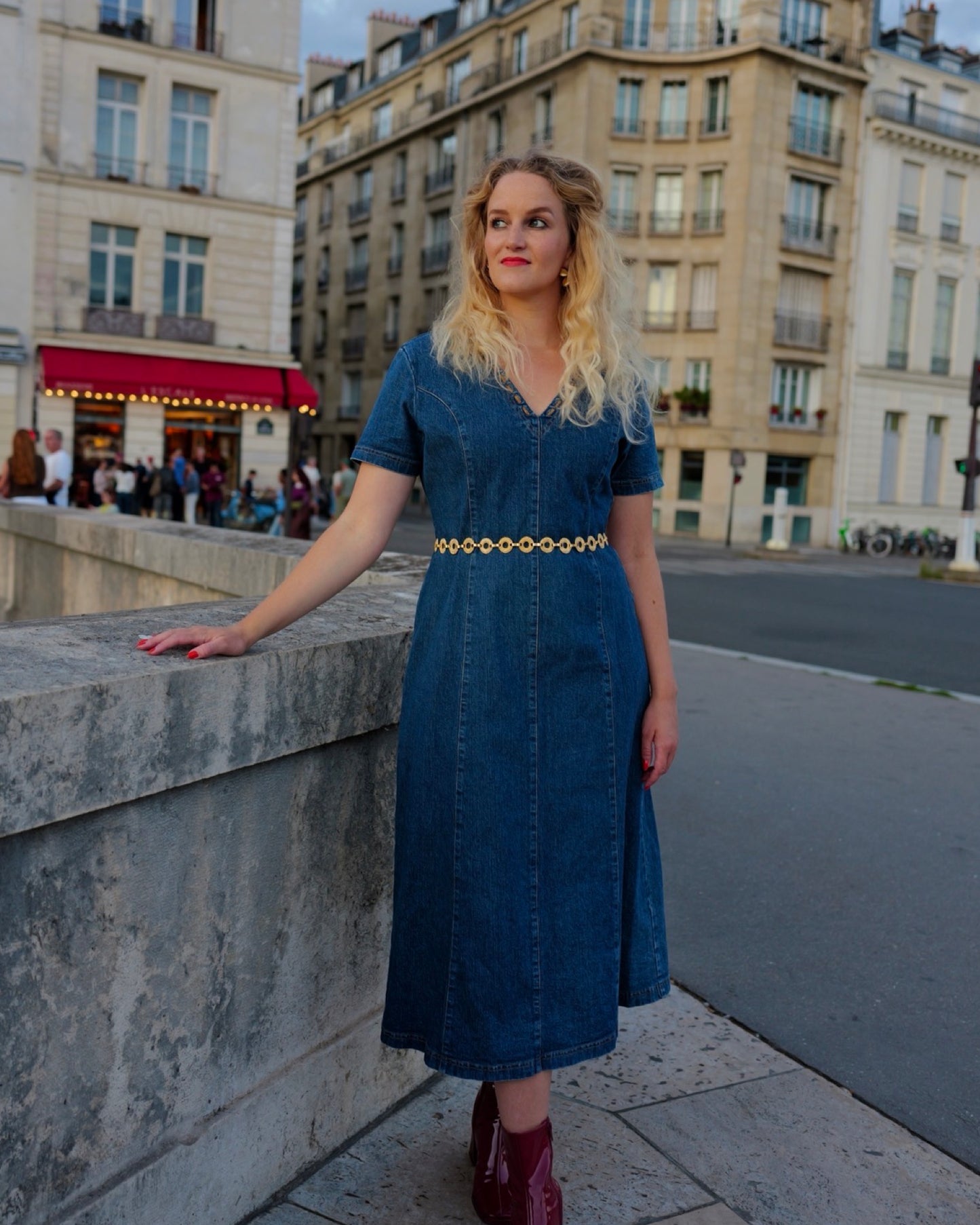 Vintage spijkerjurk - M/L