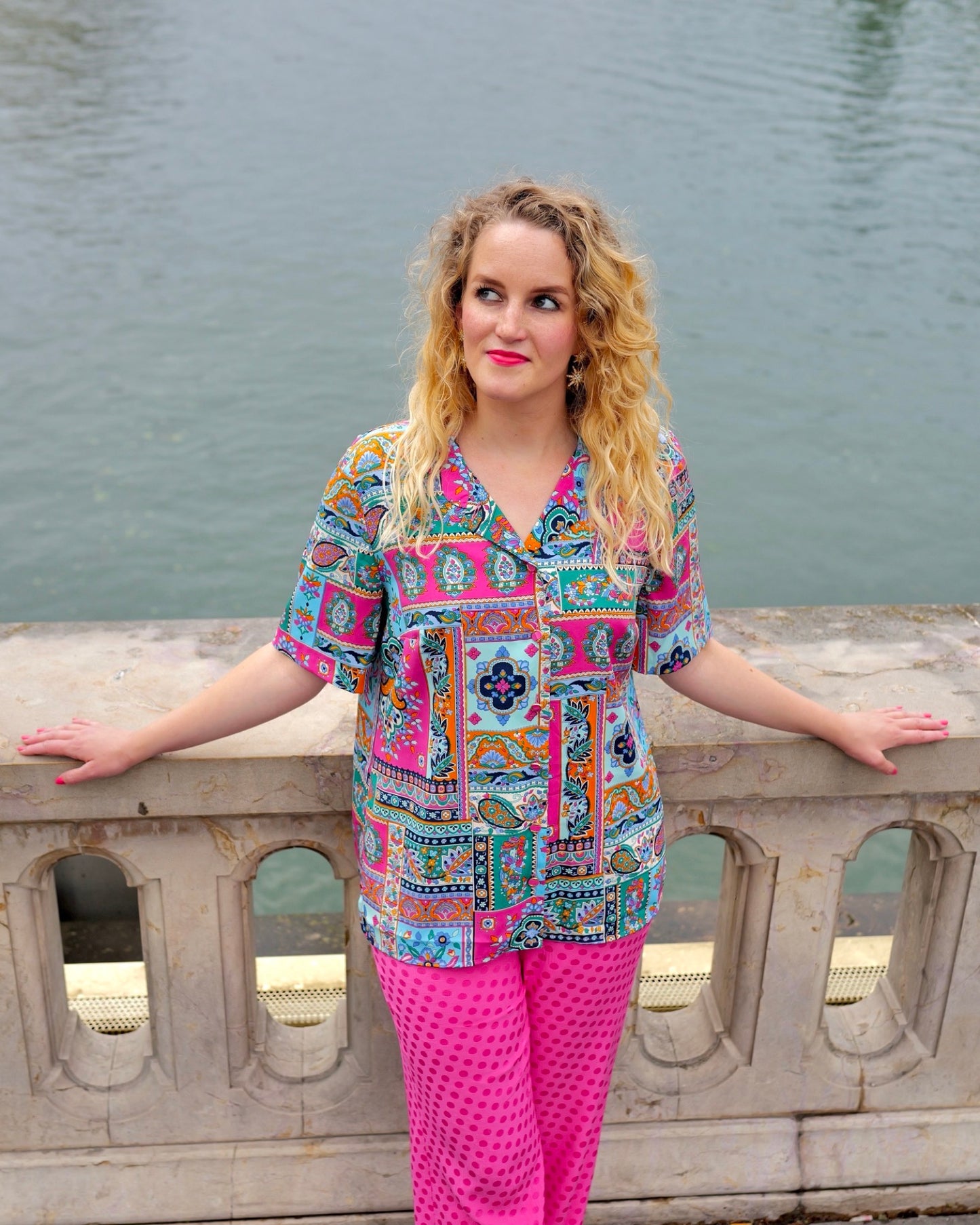 Multicolor blouse - L