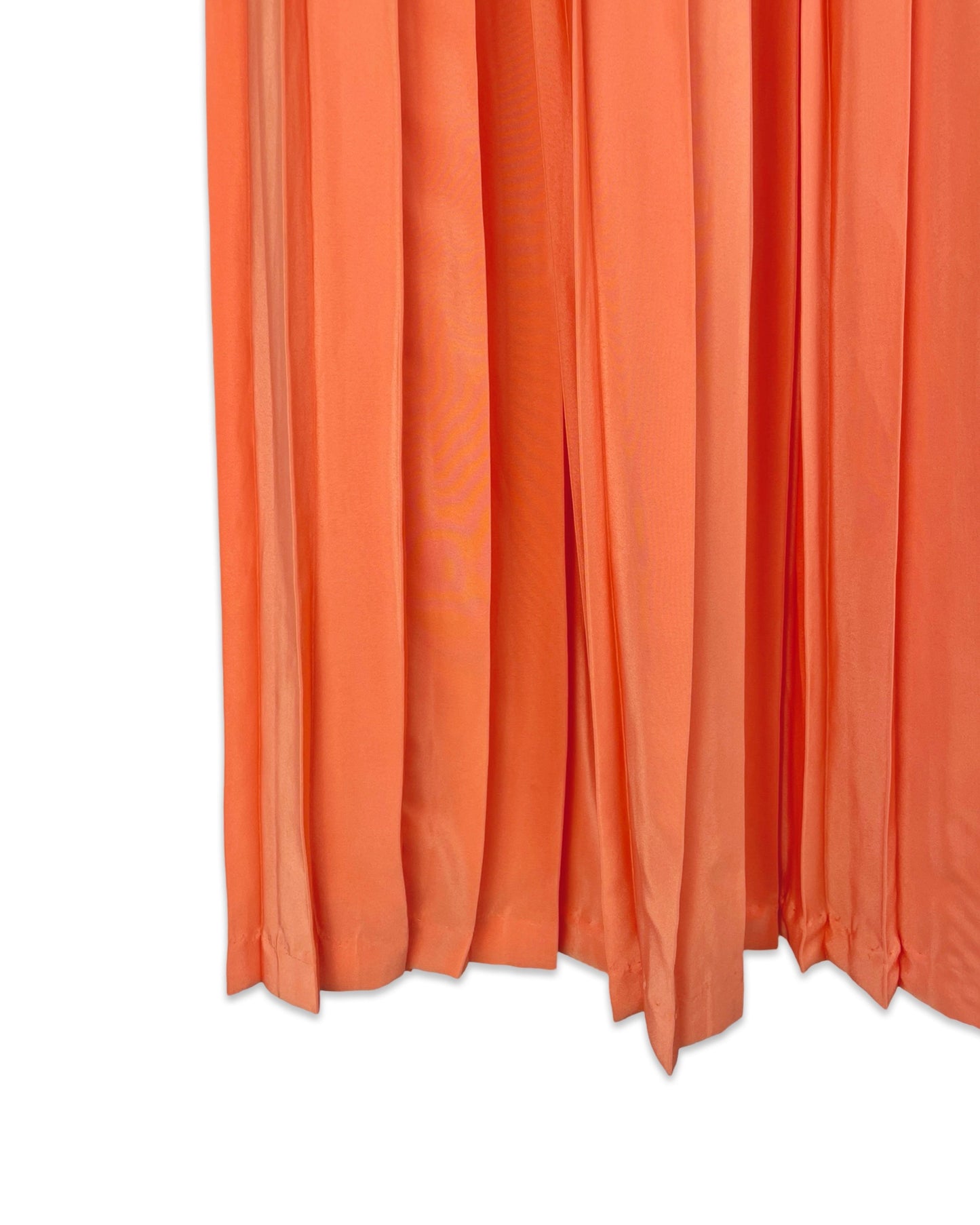 Vintage Peachy plissérok - M - Petit Paris Vintage