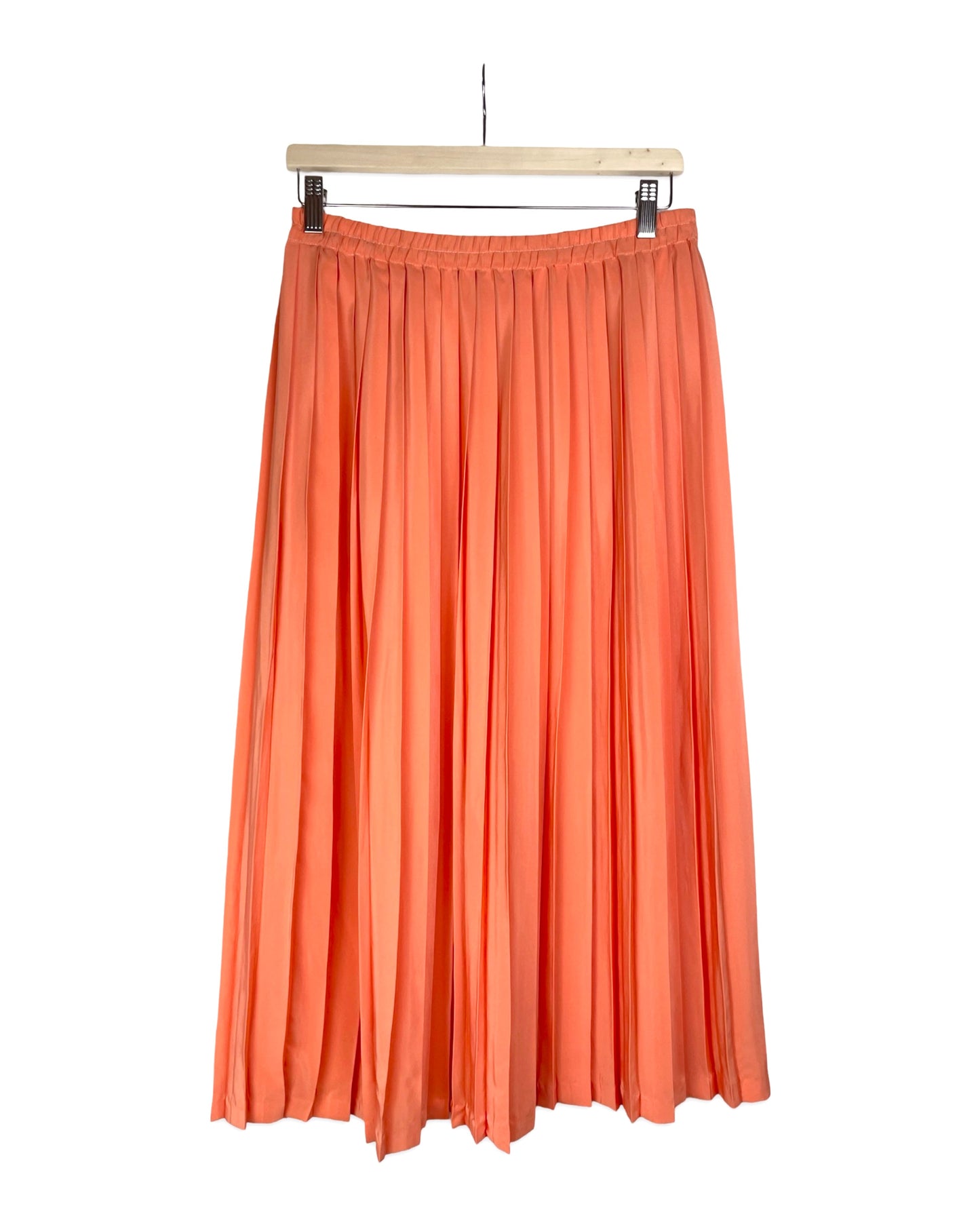 Vintage Peachy plissérok - M - Petit Paris Vintage