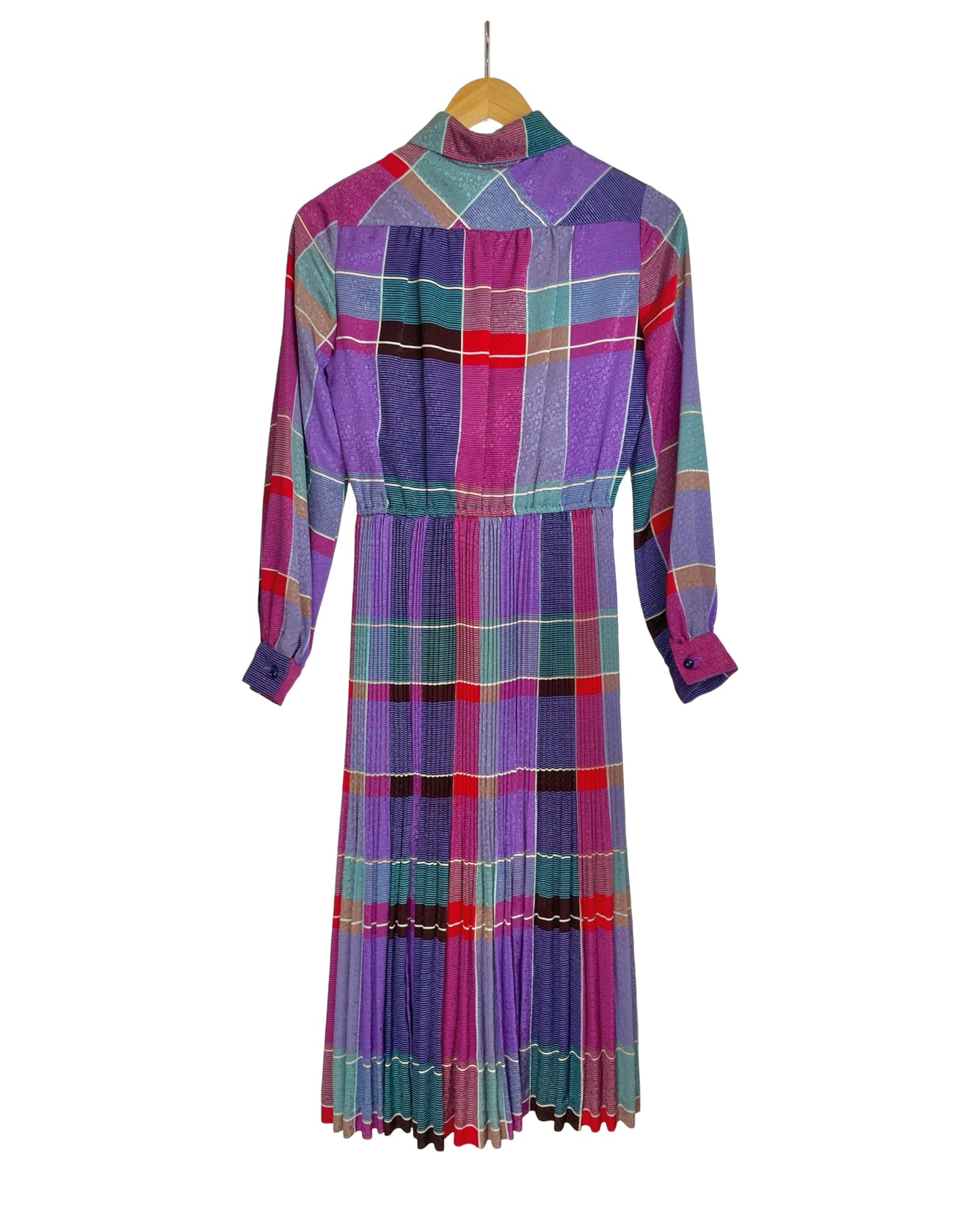 Vintage Colourblock jurk - S - Petit Paris Vintage
