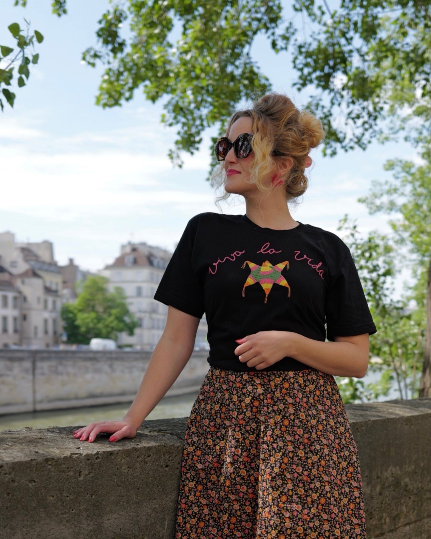 Vintage T-shirt Viva la Vida - M - Petit Paris Vintage