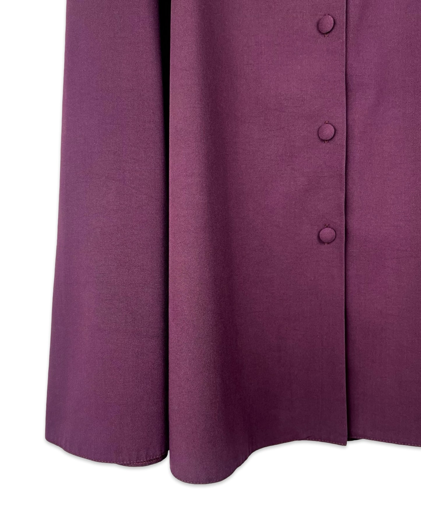 Aubergine vintage doorknooprok - XL