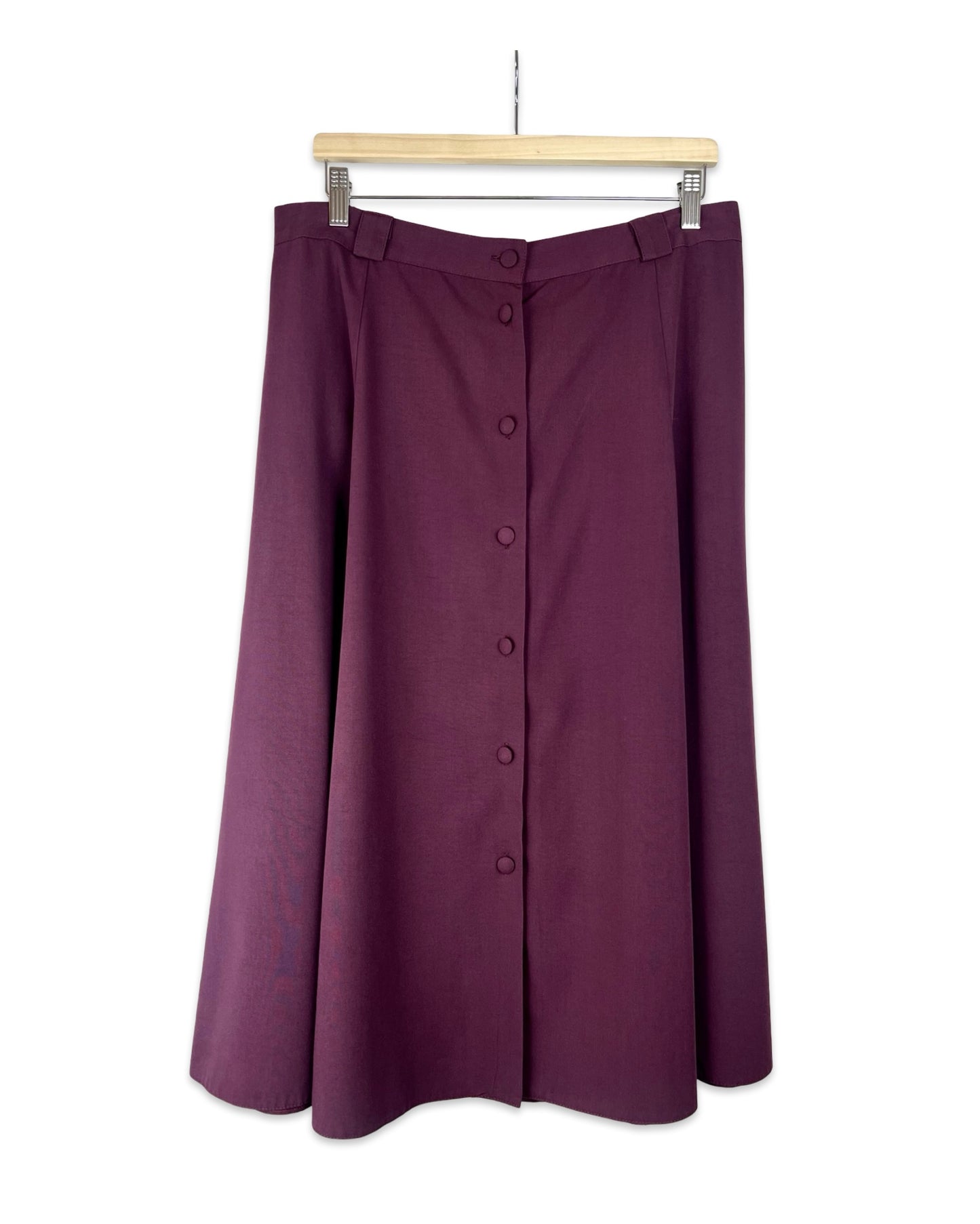 Aubergine vintage doorknooprok - XL