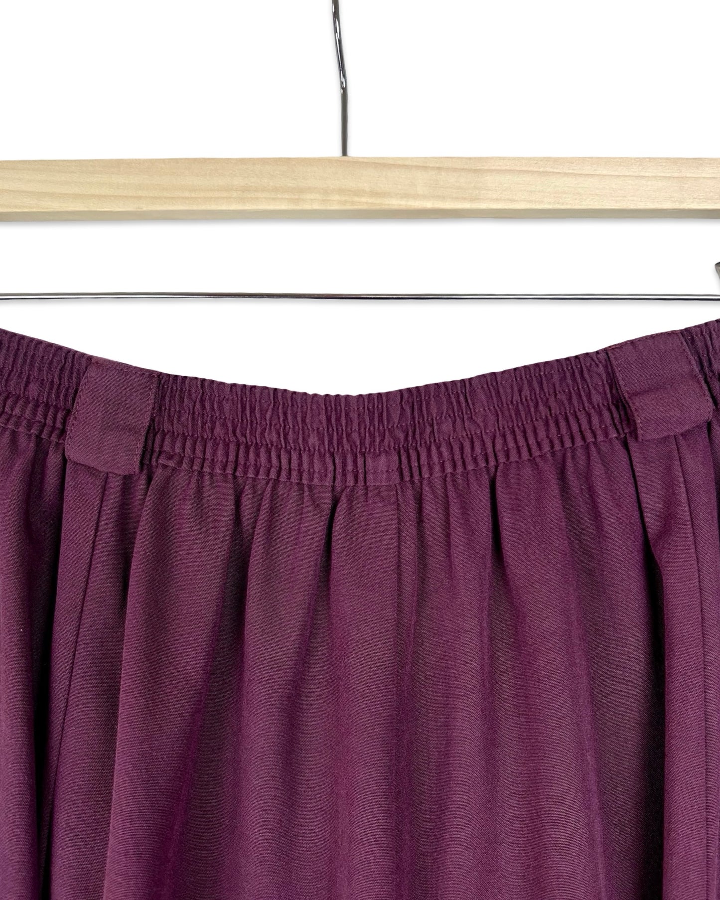 Aubergine vintage doorknooprok - XL