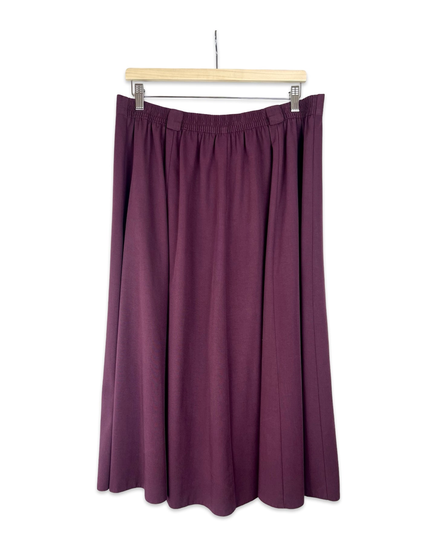 Aubergine vintage doorknooprok - XL