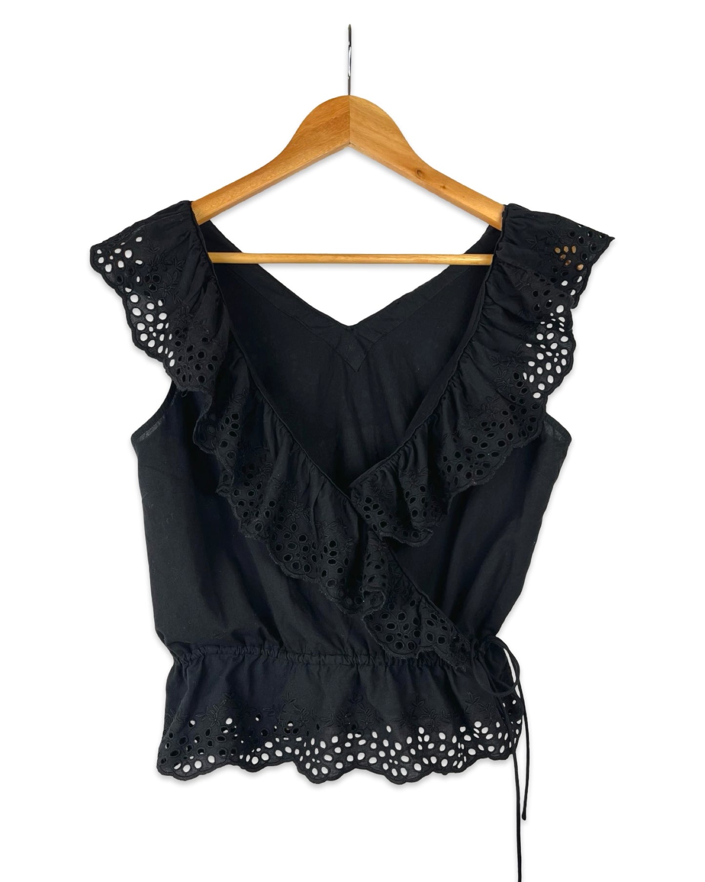 Overslag top met ruches - M/L