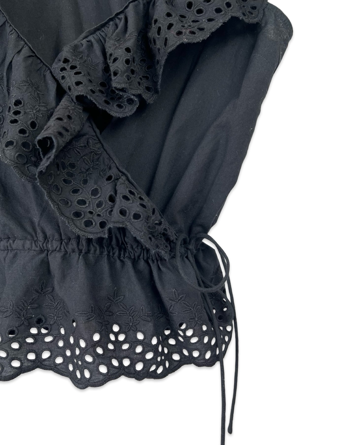 Overslag top met ruches - M/L