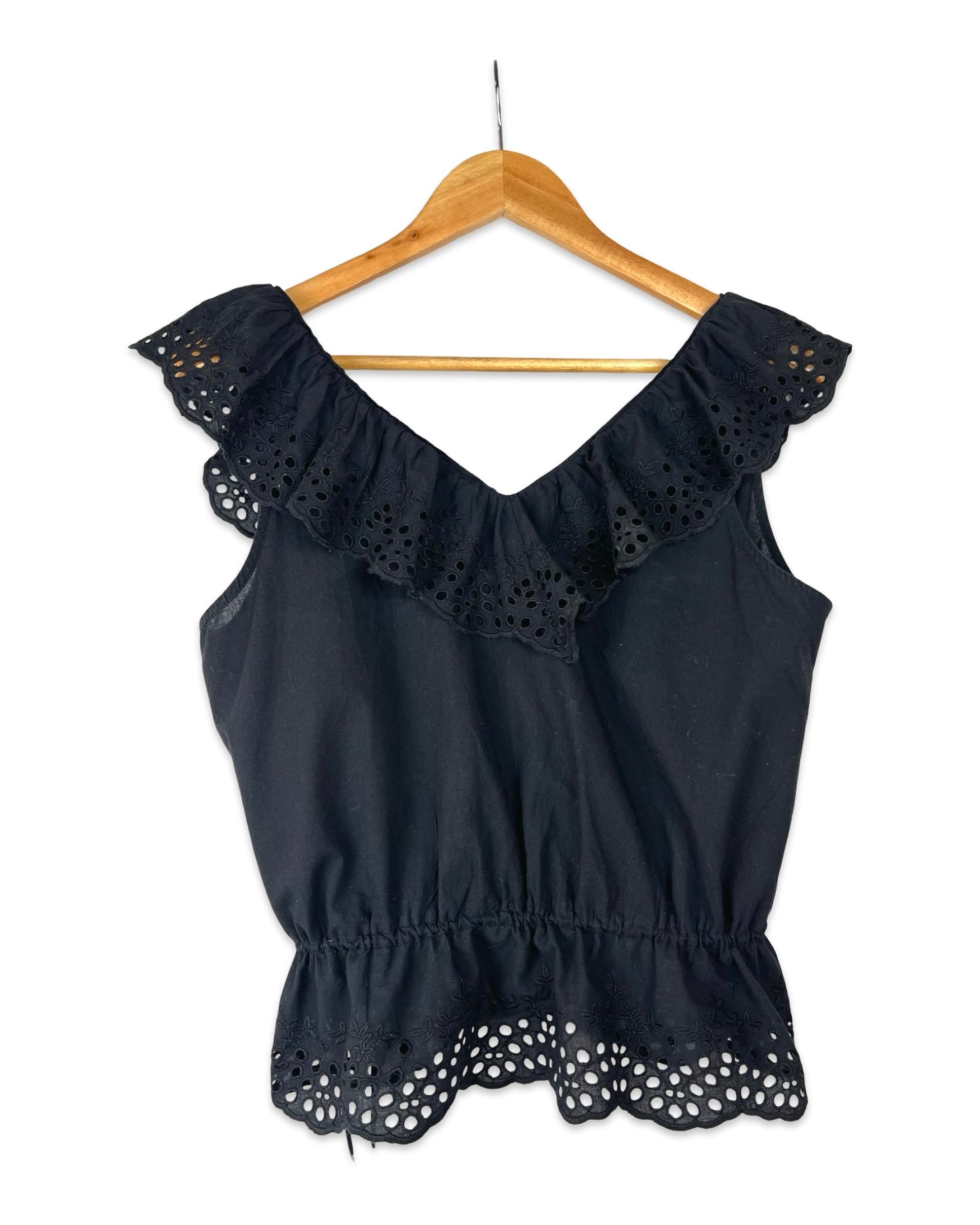 Overslag top met ruches - M/L