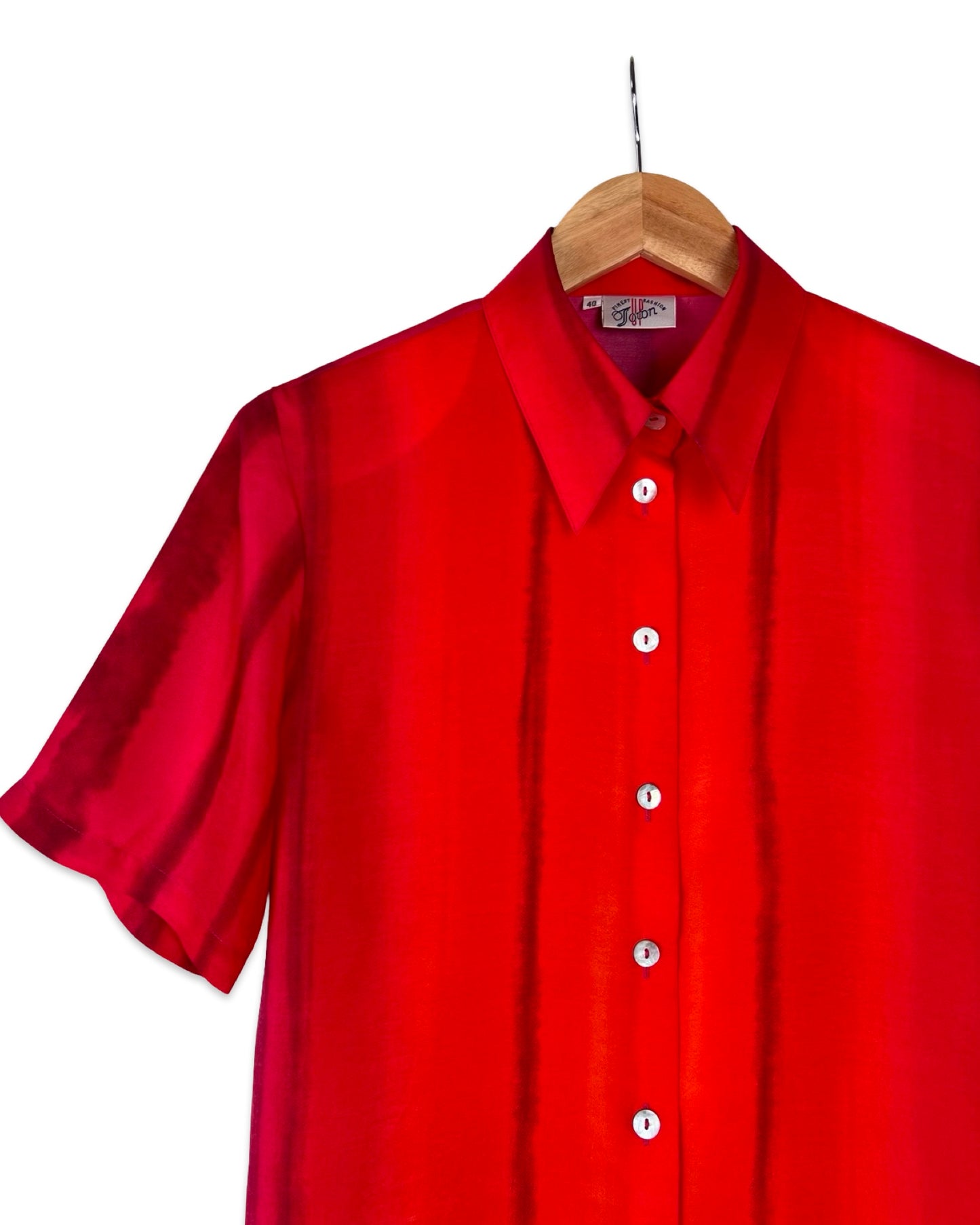 Rode blouse - M