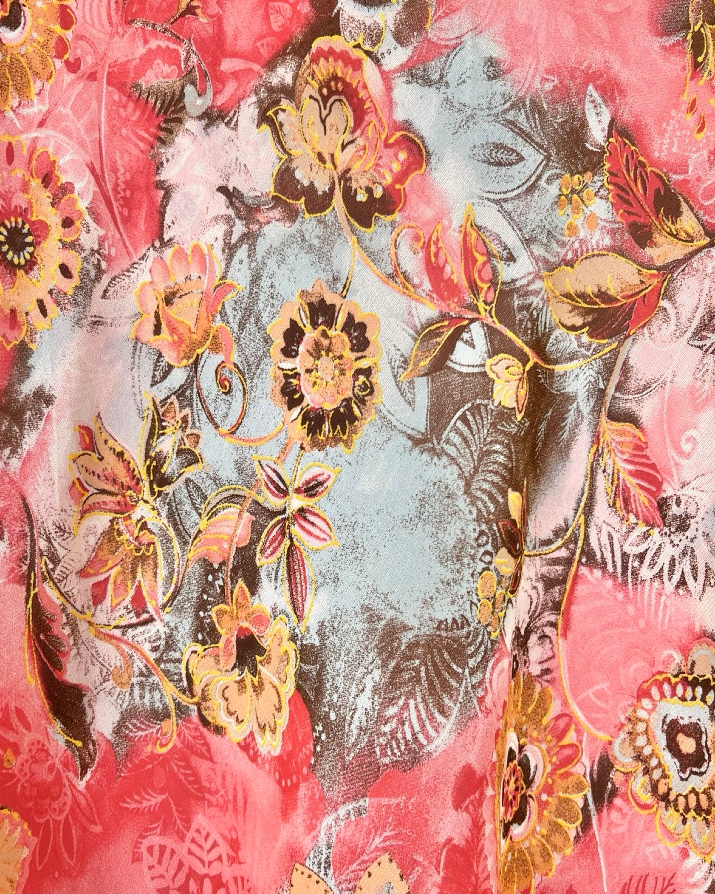 Viscose bloemenrok - XL