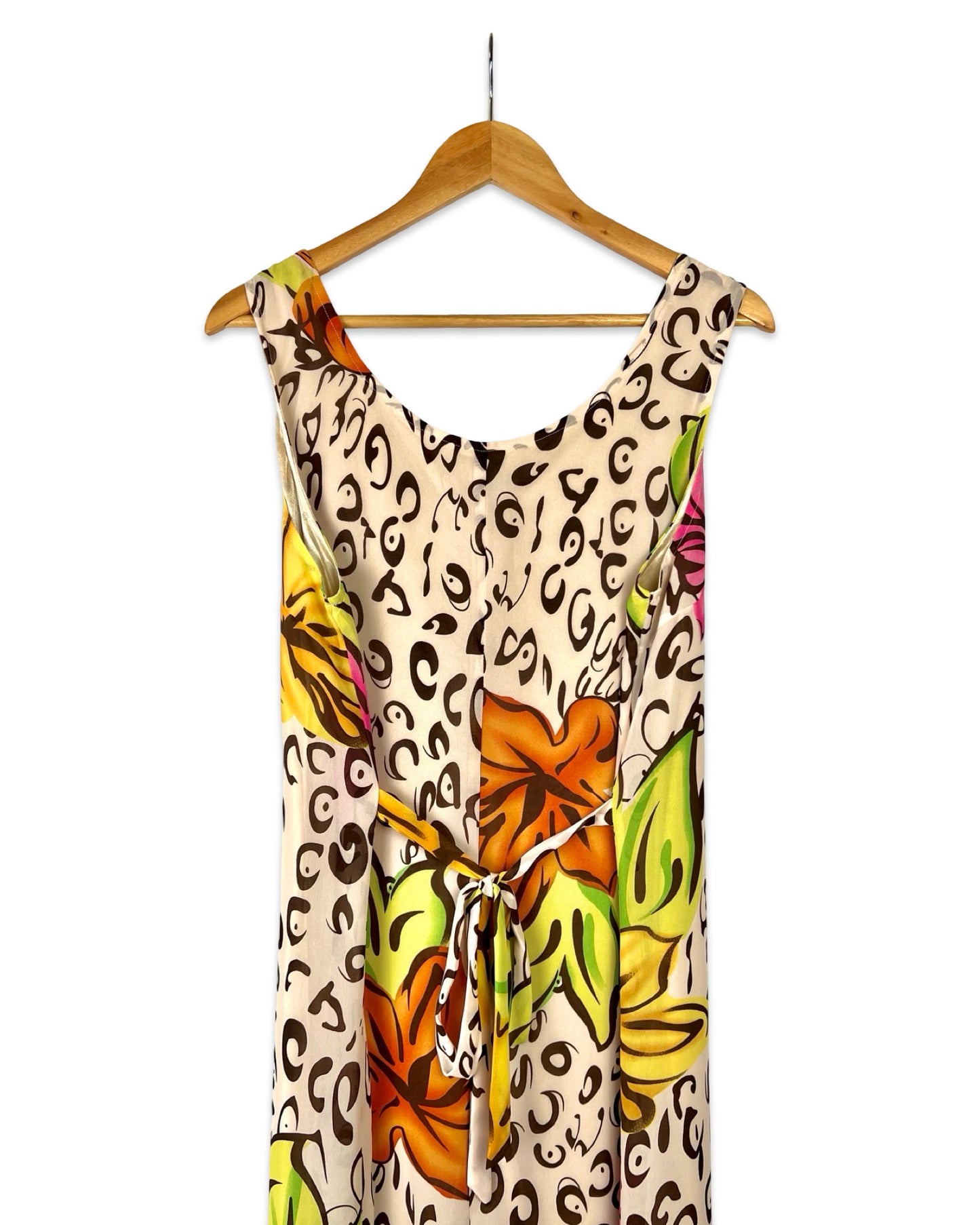 Vintage jurk met print - L
