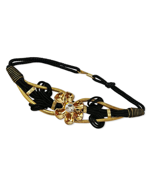 Ceintuur met bloem - S/M