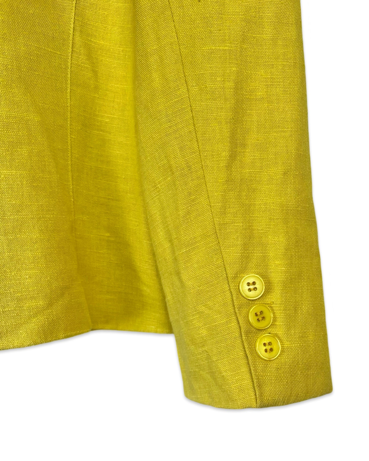Lime doublebreasted blazer - S