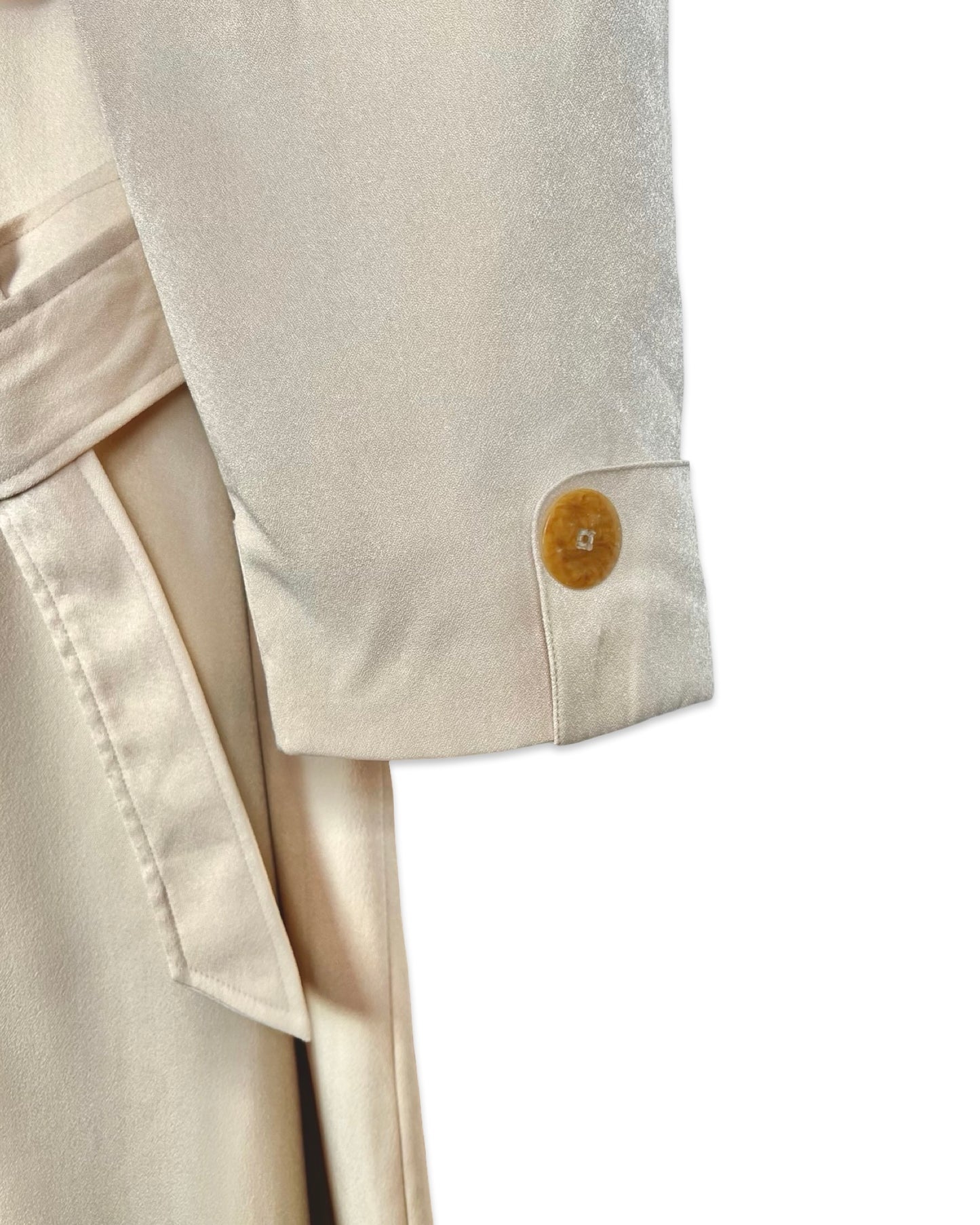 Cream trench coat - L/XL