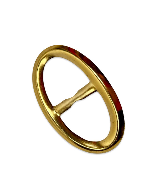 Vintage gold-colored buckle