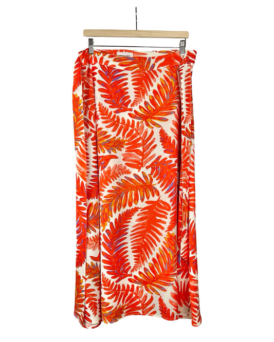 Wikkelrok met bladerprint Fabienne Chapot - L