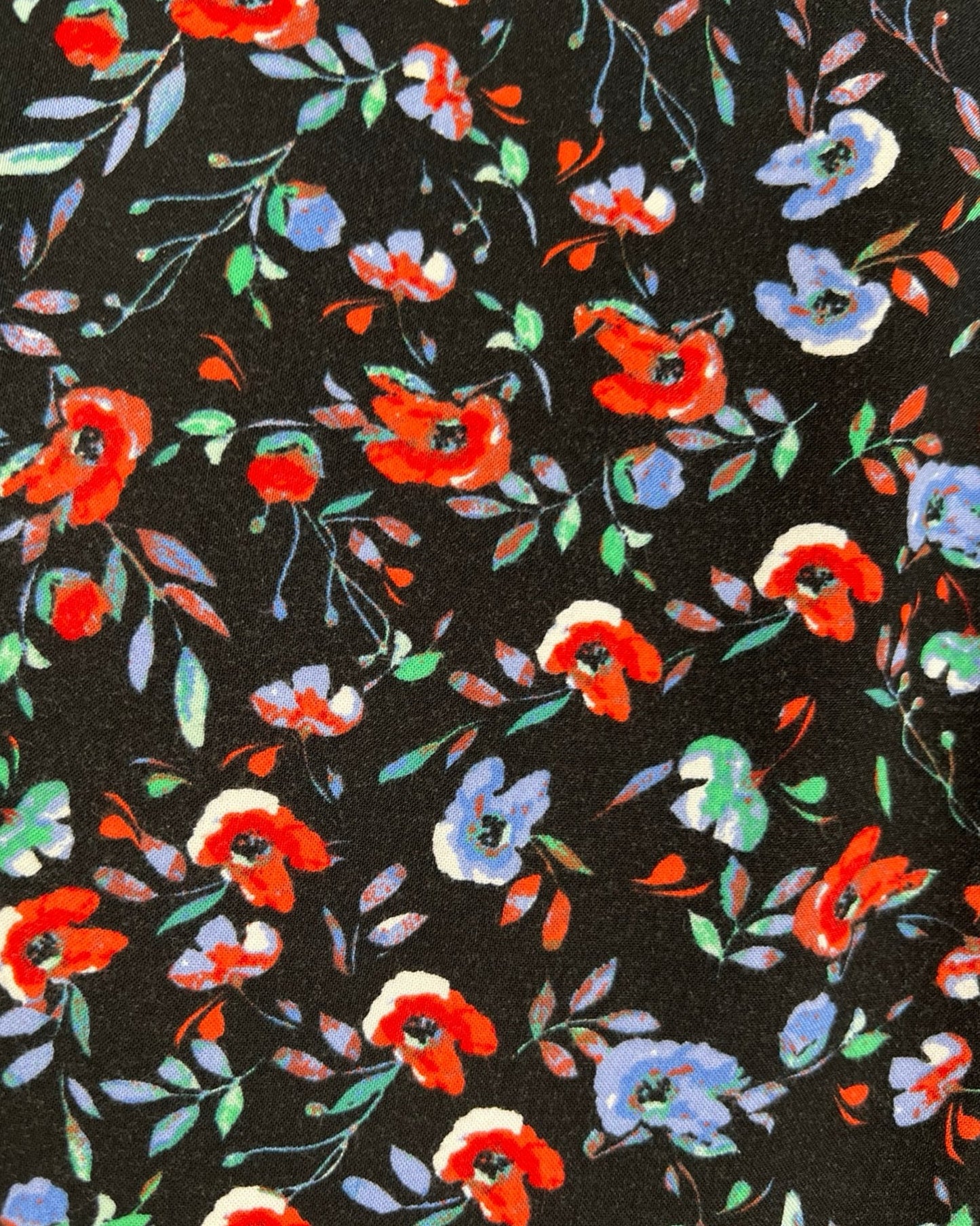 Vintage Viscose bloemenjurk - M - Petit Paris Vintage