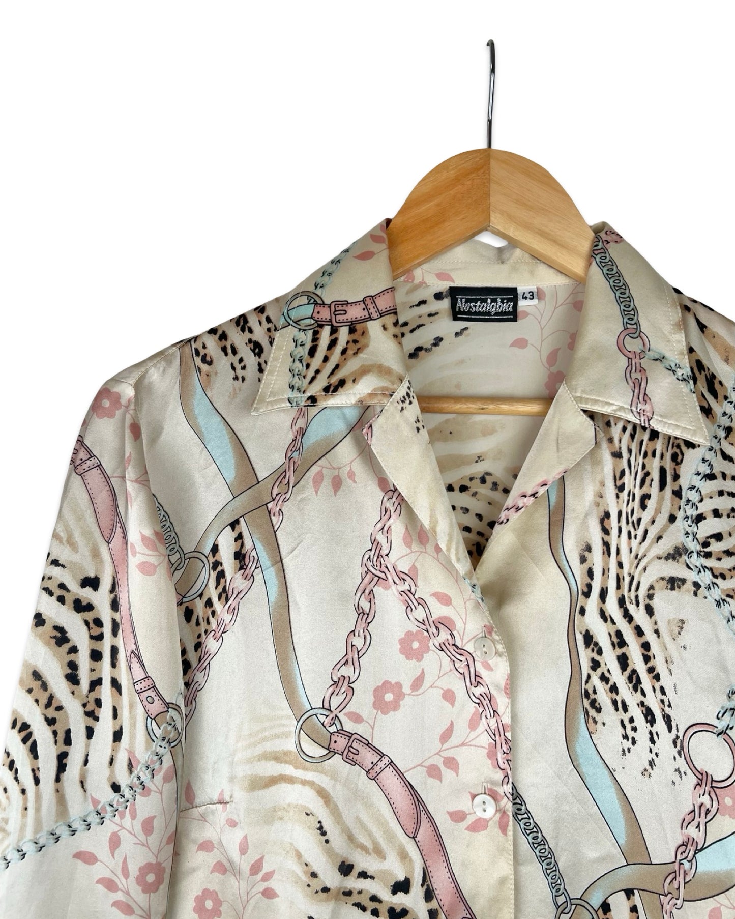 Zijden blouse - L