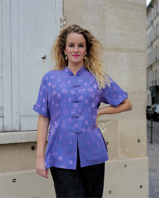 Thaise zijden blouse - XL