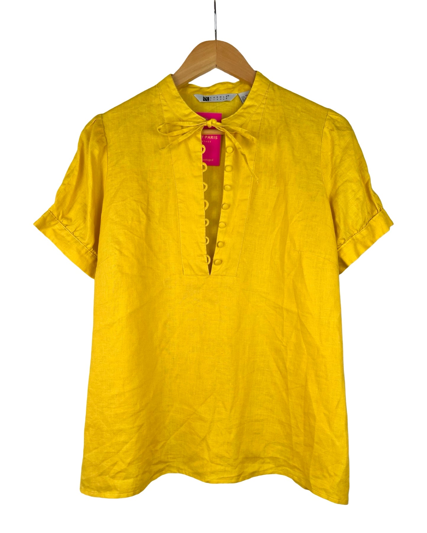 Vintage linnen blouse - S/M