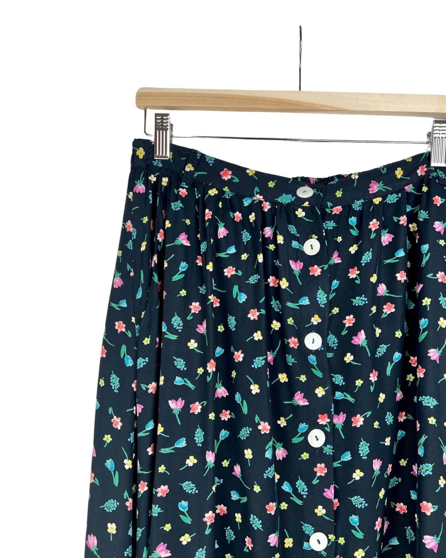 Midirok met bloemen - L