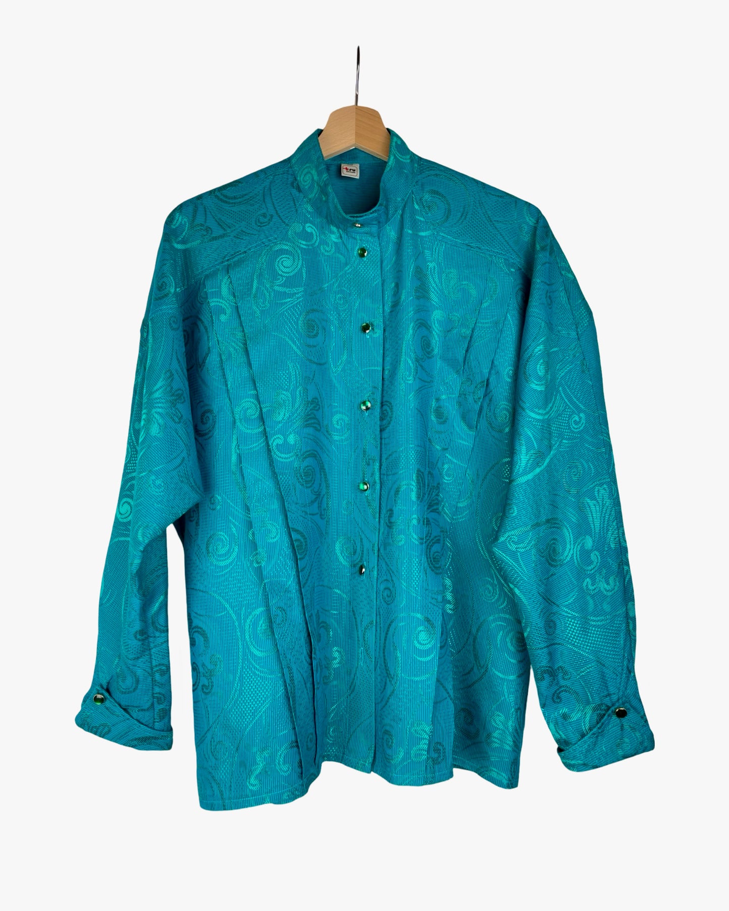 Turquoise blouse - L