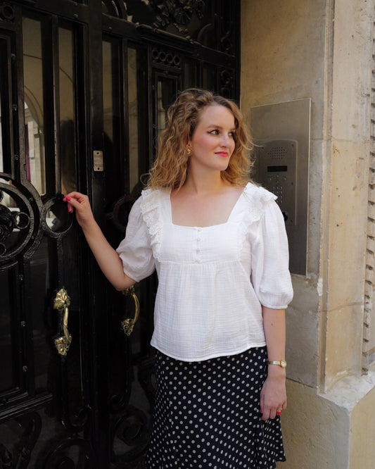 Muslin blouse - M