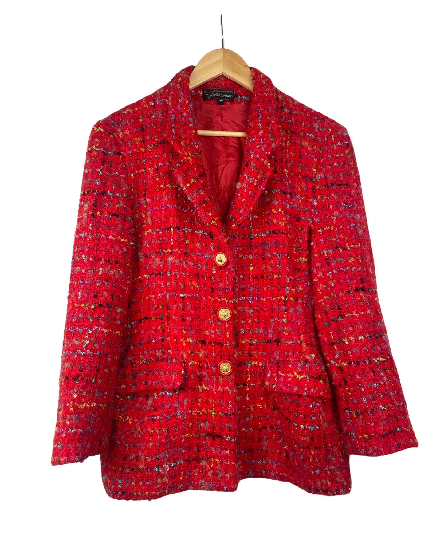 Bouclé blazer - M