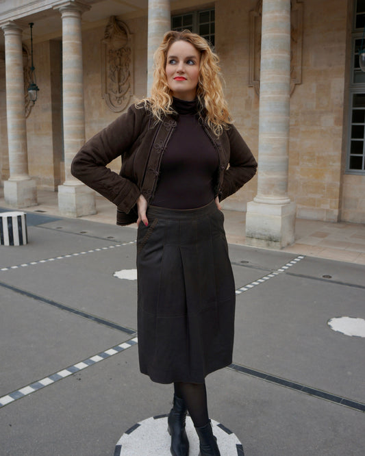 Vintage Top met col - S - Petit Paris Vintage