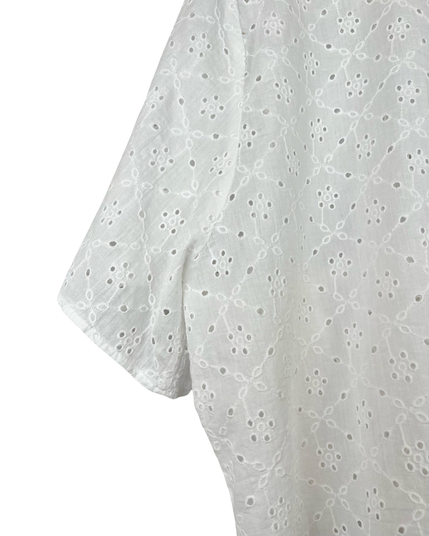 Broderie blouse - XXL