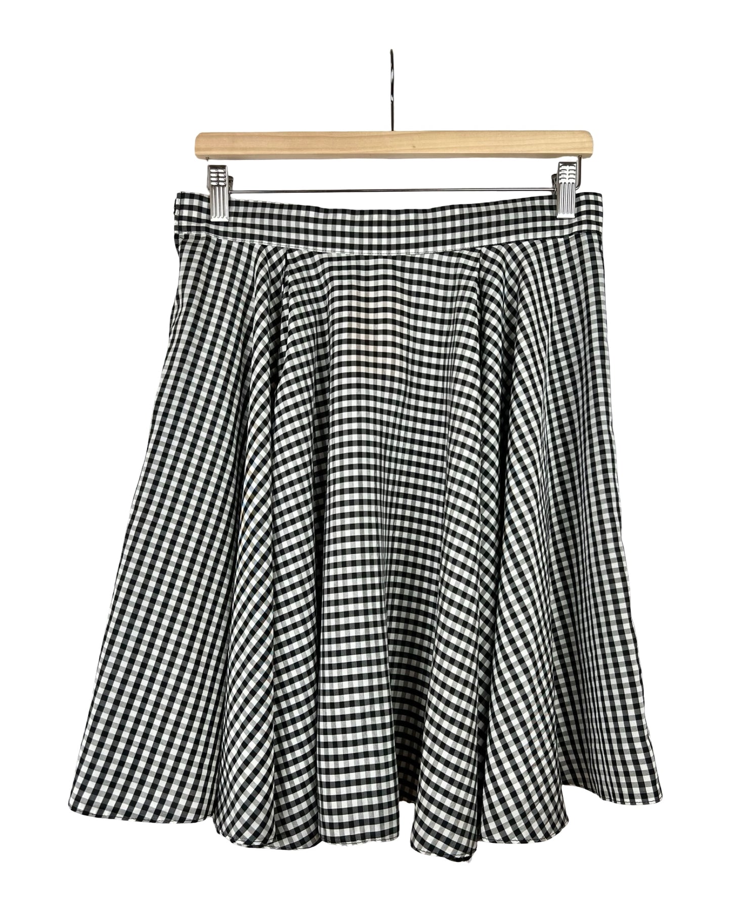 Brigitte Bardot zwierige gingham rok - M