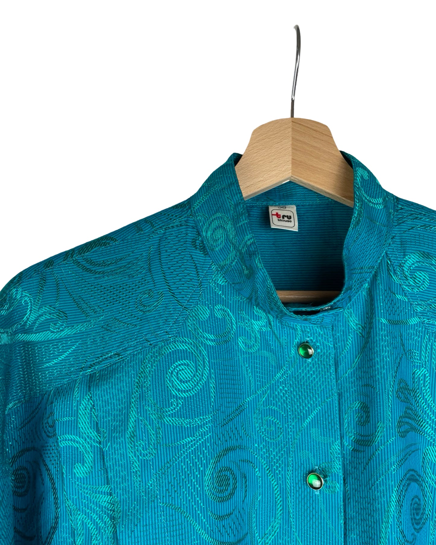 Turquoise blouse - L