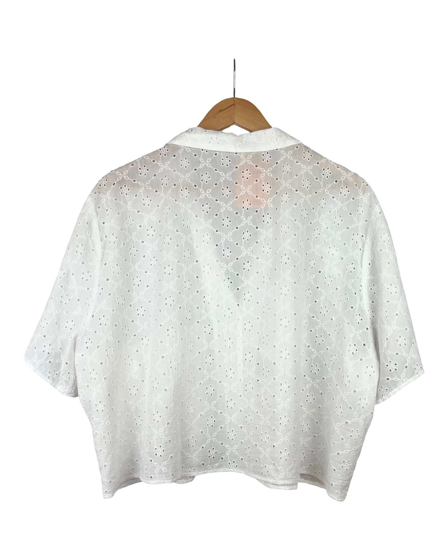 Broderie blouse - XXL