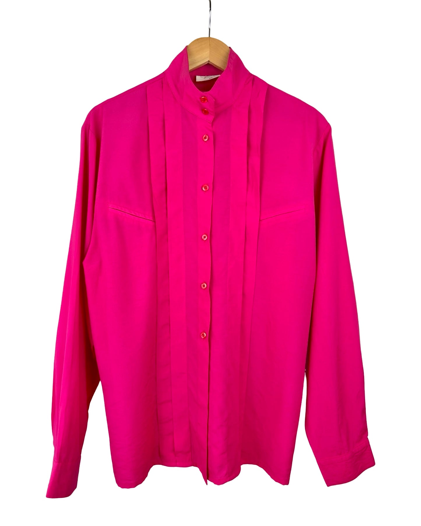 Felroze vintage blouse - L