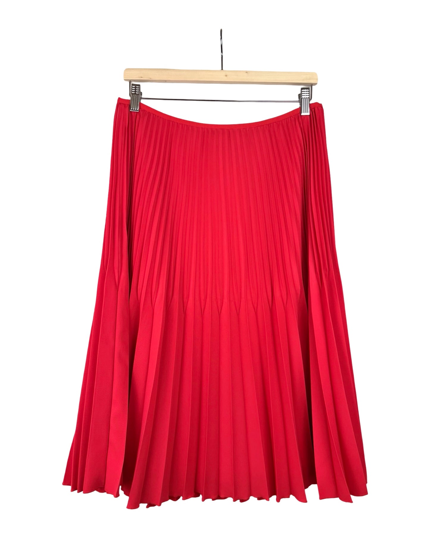 Vintage koraal plissé rok - L/XL