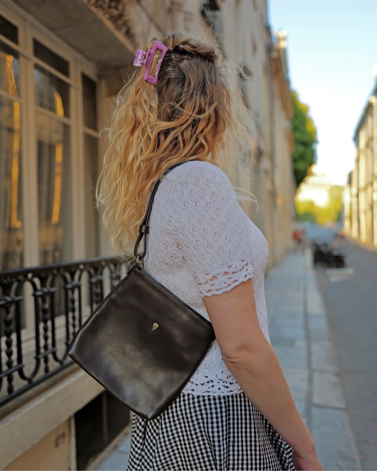 Gebreide vintage top - S