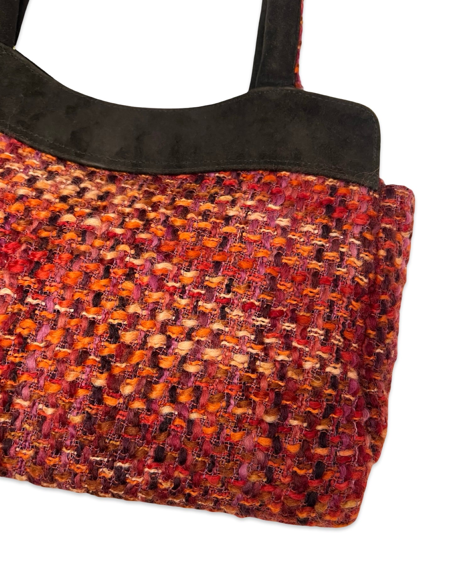 Vintage bouclé handtas