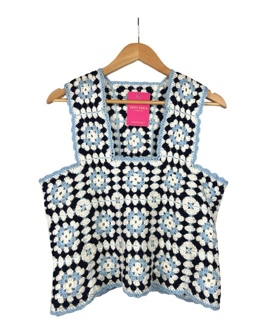 Vintage crochet top 70s - M/L
