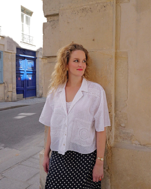 Embroidered Blouse - XXL