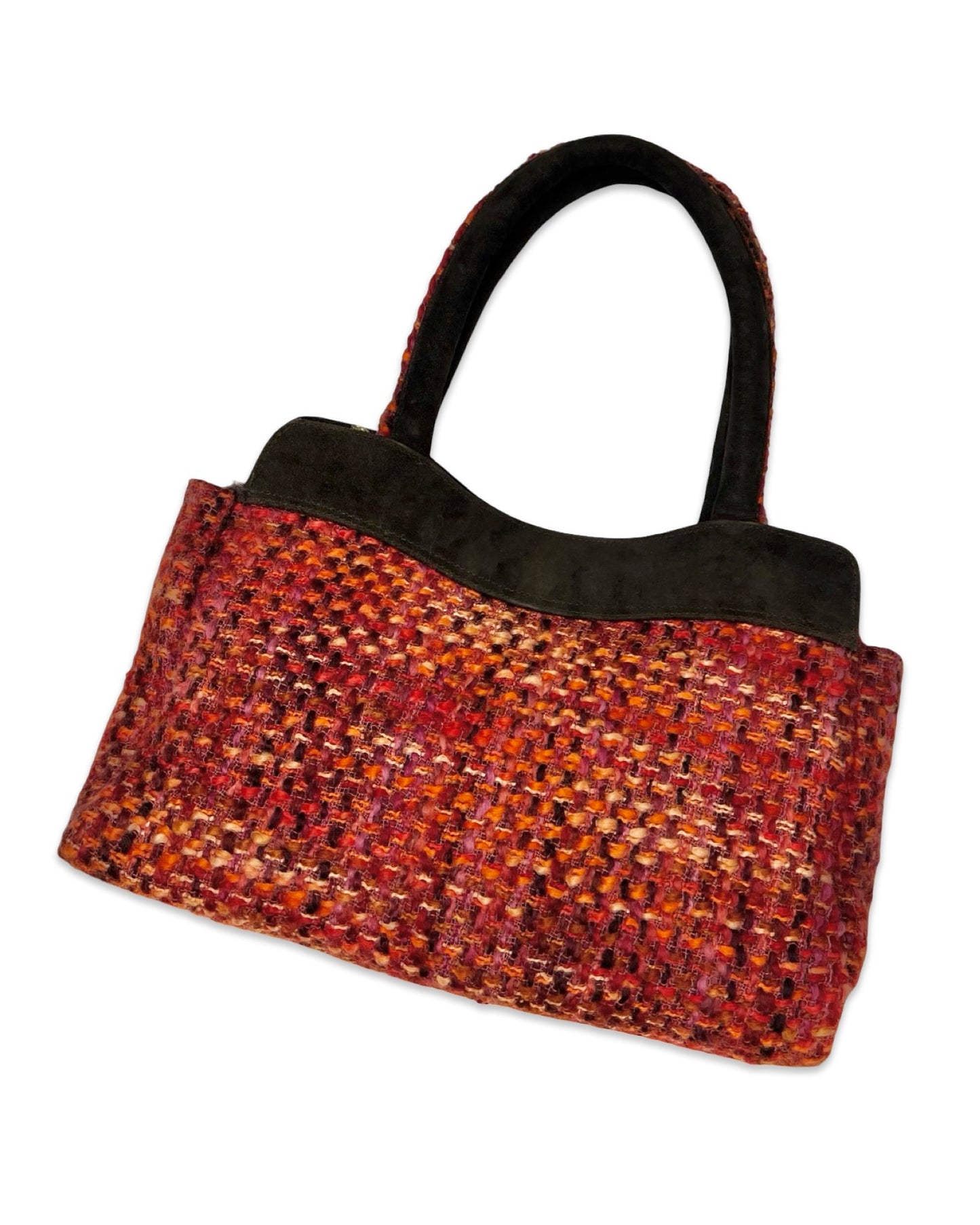 Vintage bouclé handtas