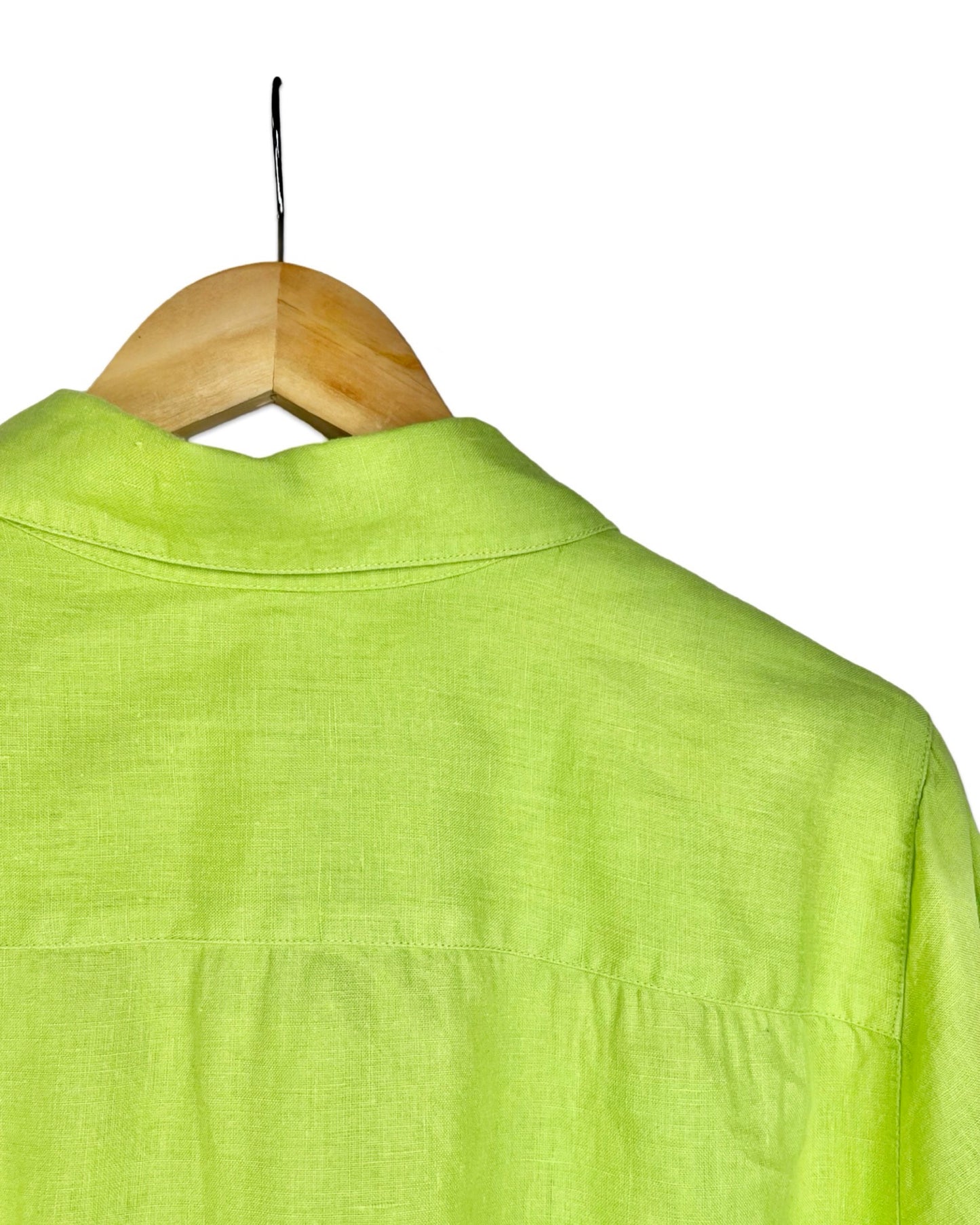 Groene linnen blouse - XL