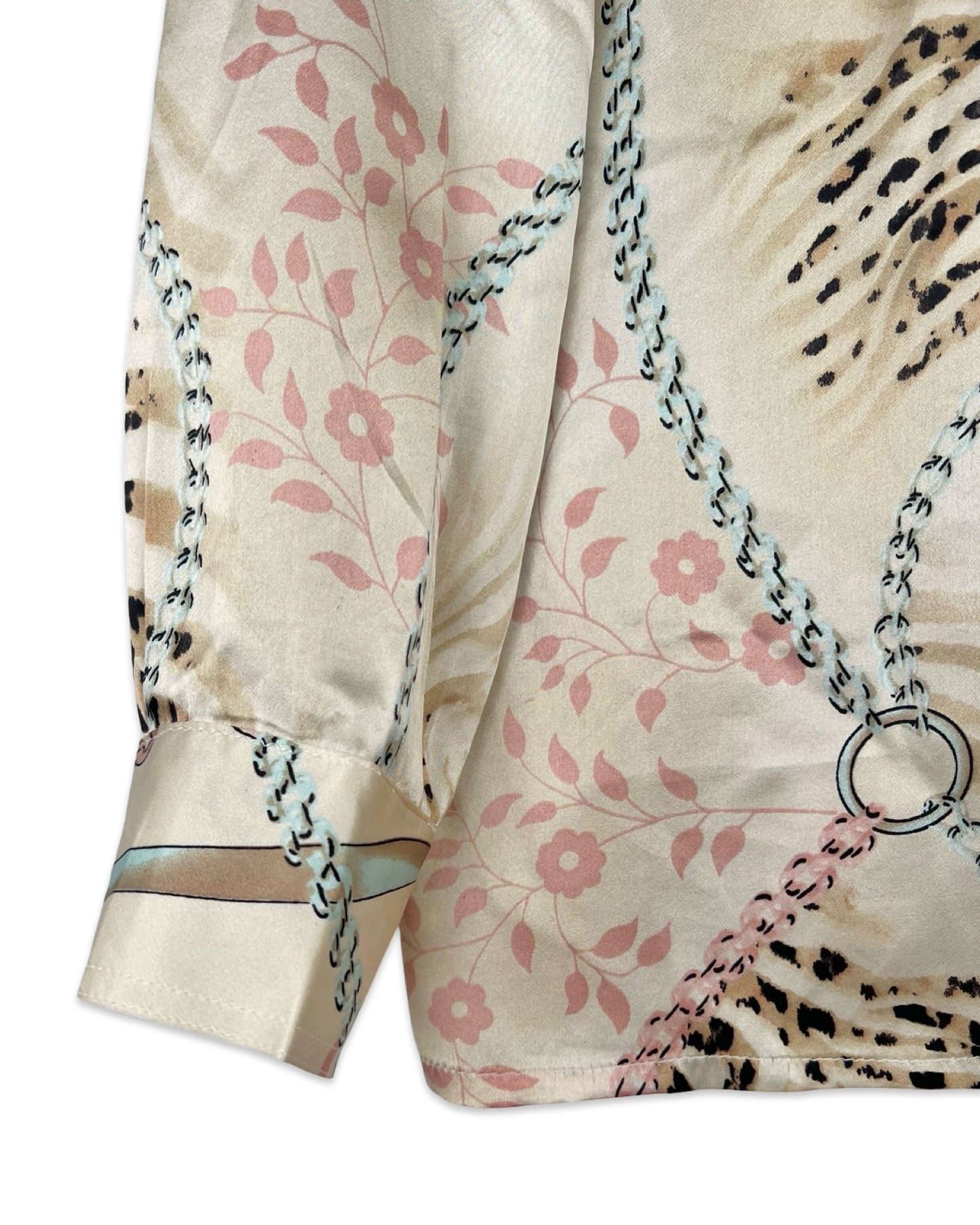 Zijden blouse - L