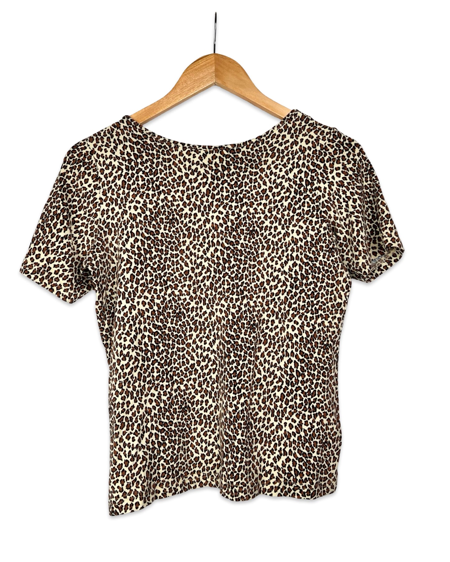 T-shirt met panterprint - S/M