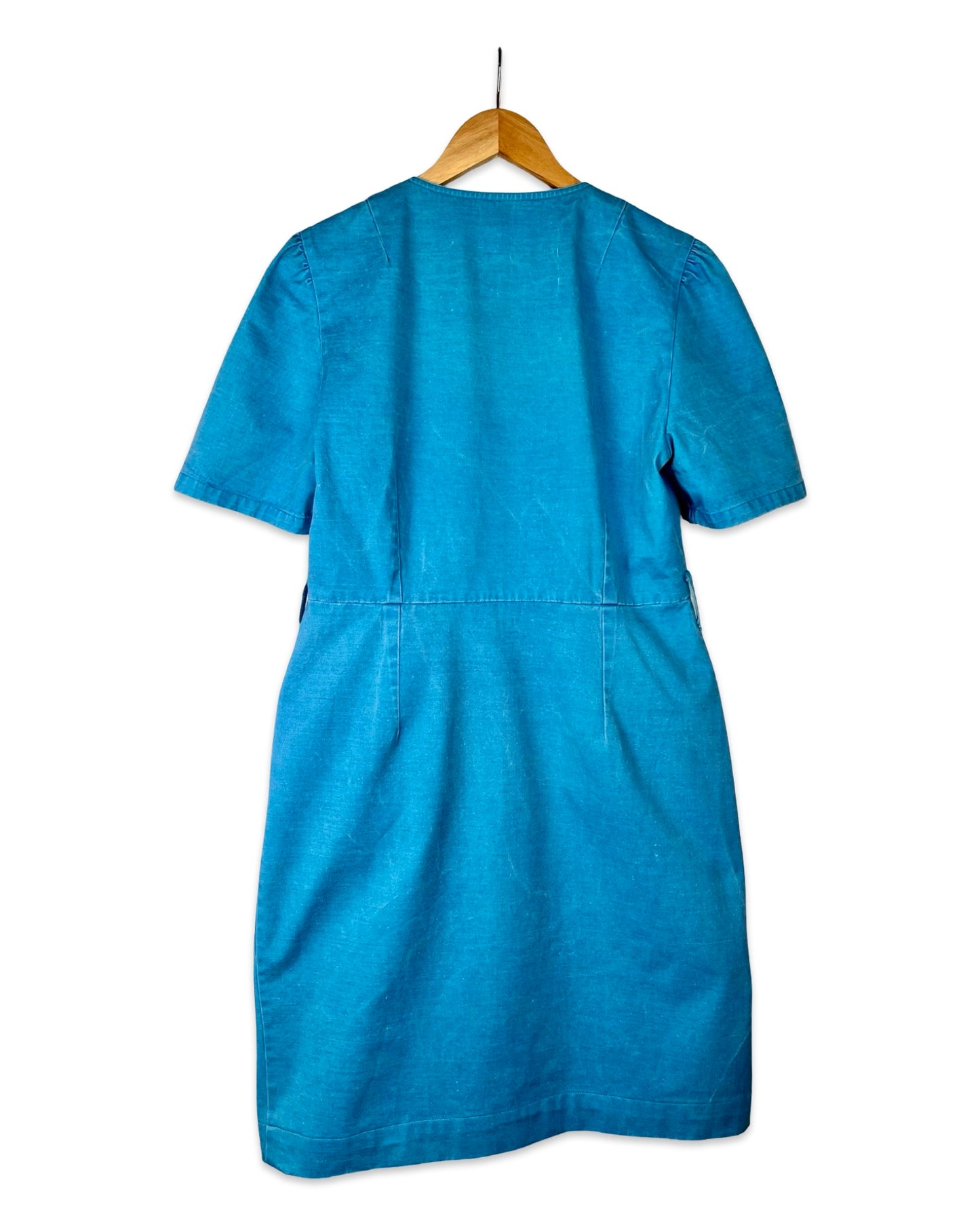 Blauwe denim jurk - L