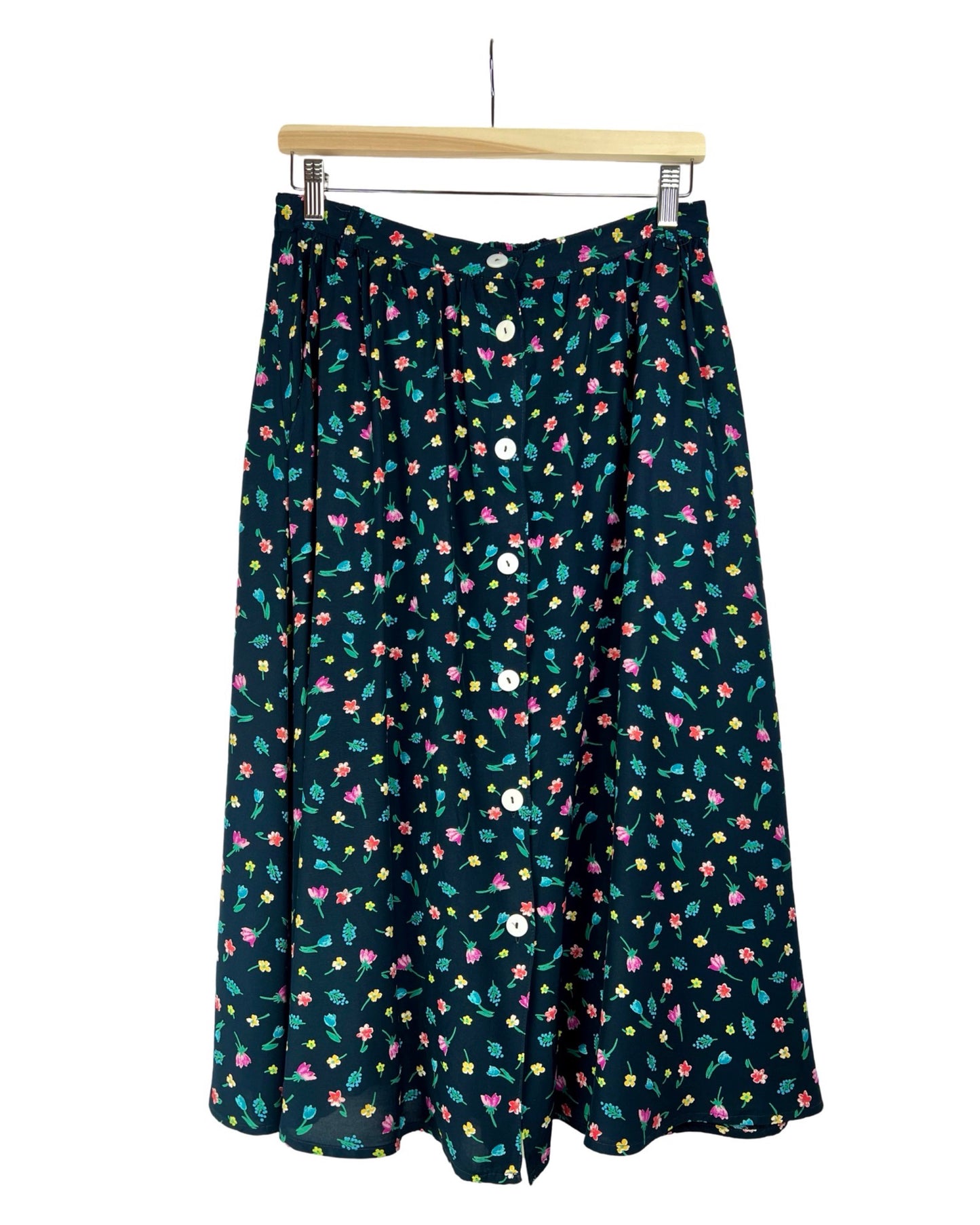 Midirok met bloemen - L