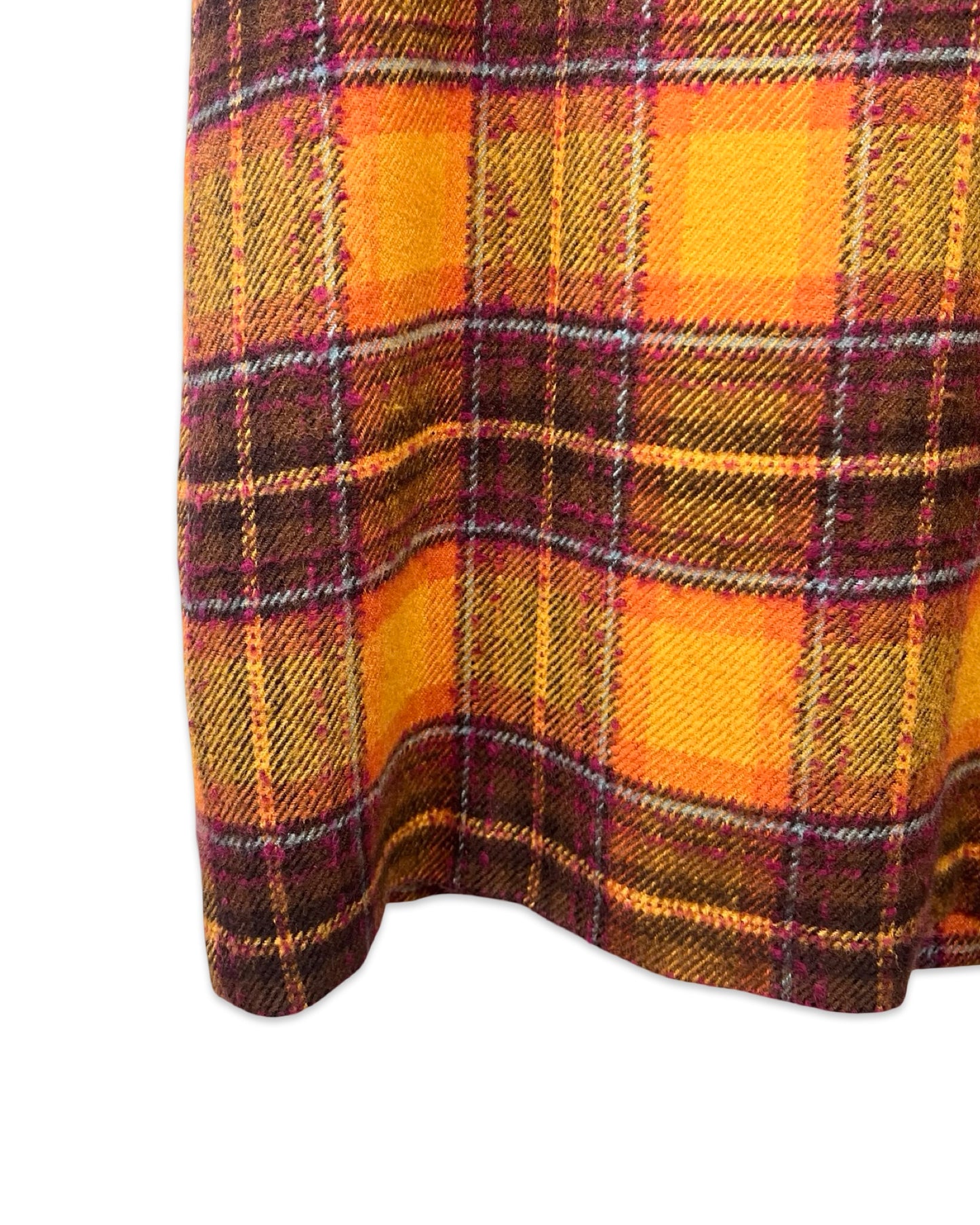 Geruite vintage jurk - L